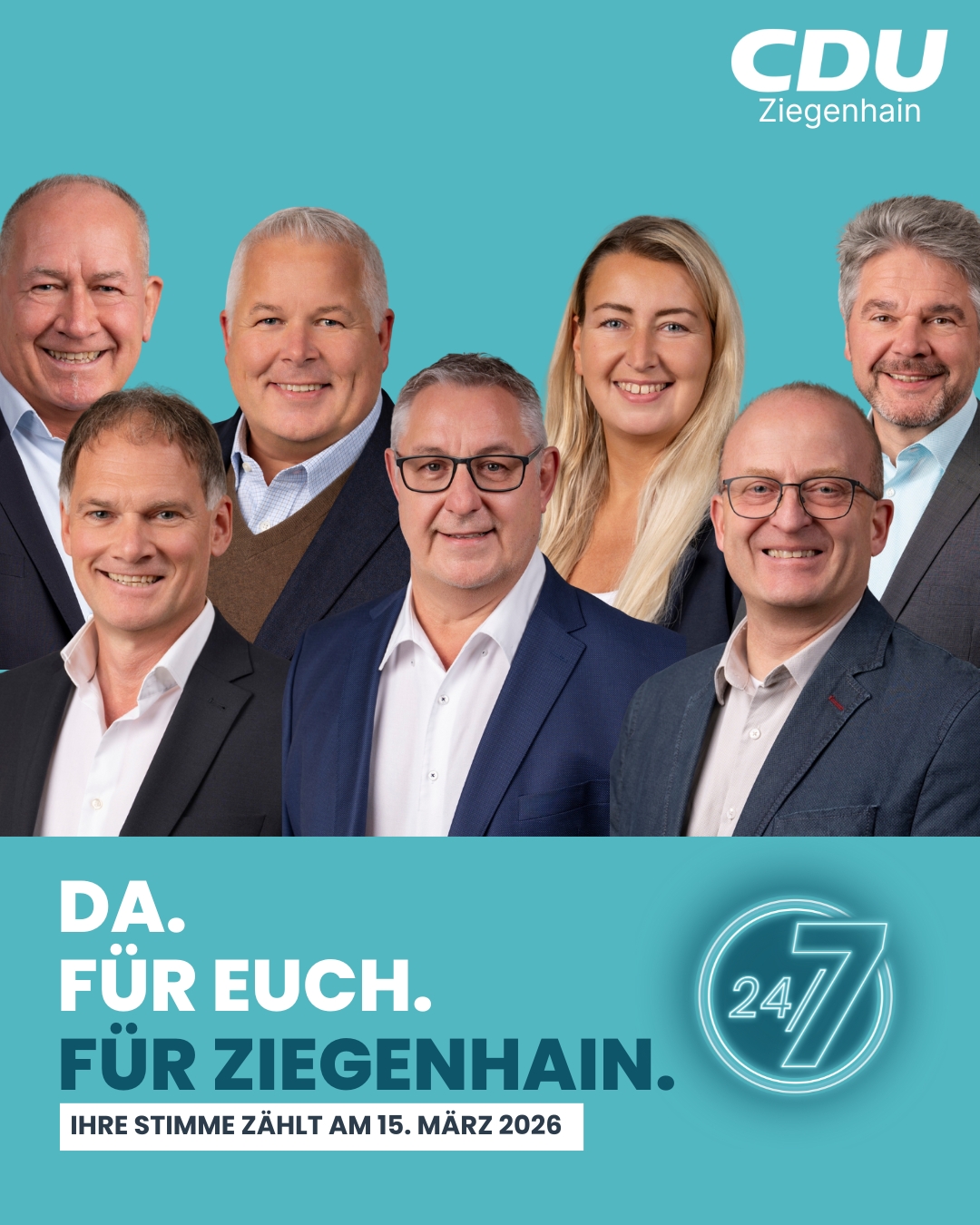 v.l.n.r.: Armin Strunk, Stefan Rehberg, Karsten Schenk, Dirk Spengler, Malwina Schenk, Martin Gei�ler und Thomas Ebel.